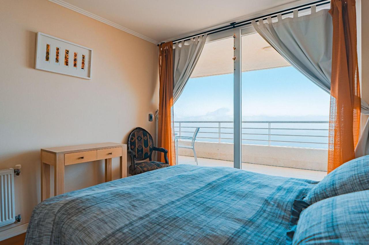 דירות וינה דל מר Hermoso Departamento Con Insuperable Vista Al Mar מראה חיצוני תמונה