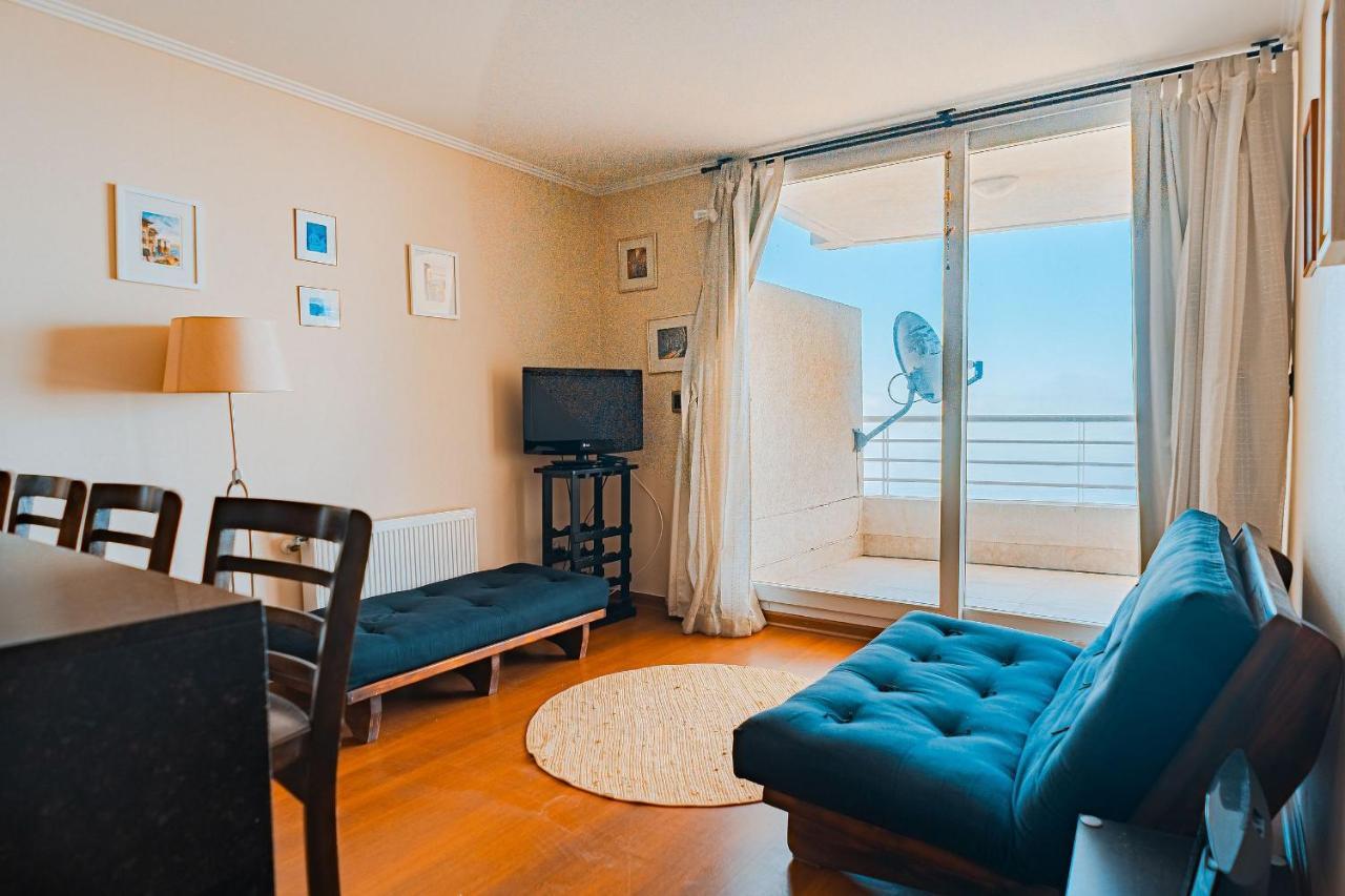 דירות וינה דל מר Hermoso Departamento Con Insuperable Vista Al Mar מראה חיצוני תמונה
