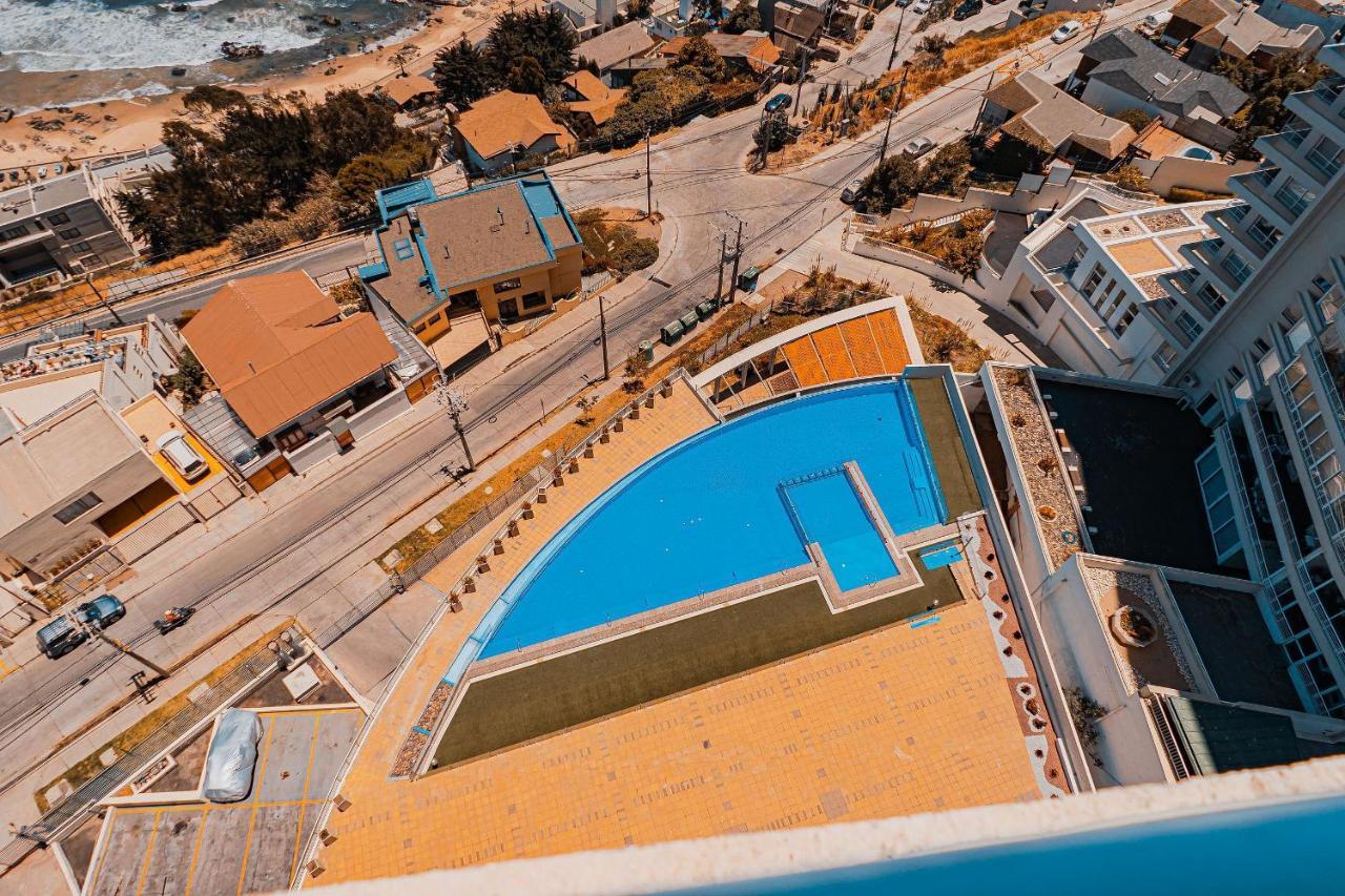 דירות וינה דל מר Hermoso Departamento Con Insuperable Vista Al Mar מראה חיצוני תמונה