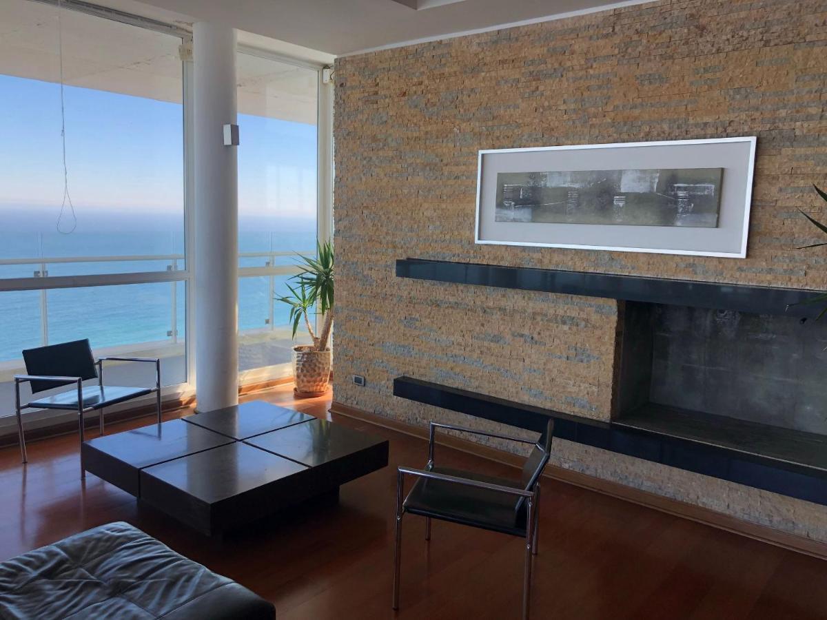 דירות וינה דל מר Hermoso Departamento Con Insuperable Vista Al Mar מראה חיצוני תמונה