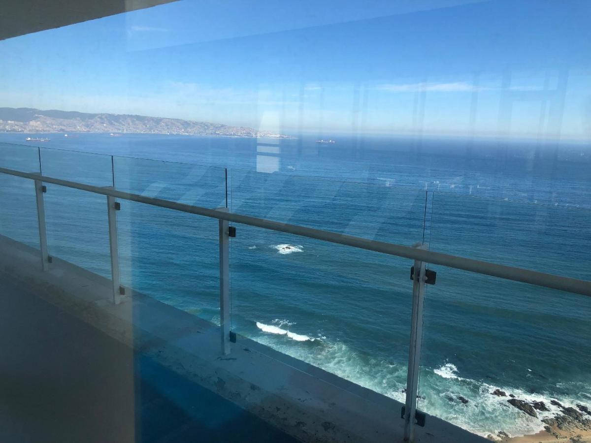 דירות וינה דל מר Hermoso Departamento Con Insuperable Vista Al Mar מראה חיצוני תמונה